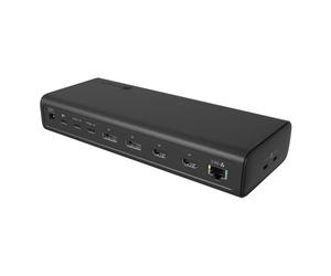 ICY BOX Docking Station IB-DK7401-CU31 Multi, USB-C 3.2 Gen 2, 8K 144Hz, 4x USB-A 3.2, 4x USB-C PD 140W, Ethernet 2.5Gb, HDMI, DisplayPort, Lector SD, Negro