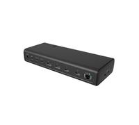 ICY BOX DockingStation 17-in-1, 6x Salida De Video, Schwarz