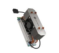 ICY BOX Enfriador M.2 con Ventilador y disipador de Calor para M.2 NVMe y SATA SSD hasta 2280, Ventilador Activo de 30 mm, Almohadilla térmica incluida