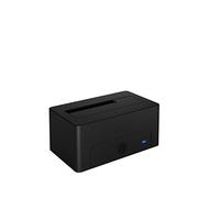 Icy Box HDD / Hard Drive Docking Station USB 3.0 para SATA 2.5" & 3.5", Estación de Clonación y Lector de Disco Duro, Adaptador, Externo, Negro, IB-1121-U3