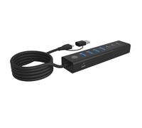 ICY BOX Hub de 7 puertos a través de USB 3.2 Gen 1 Type-C®