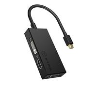ICY BOX IB-AC1032 Mini DISPLAYPORT DVI-D + VGA (D-Sub) + HDMI Negro