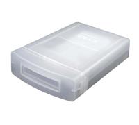 Icy Box IB-AC602 HDD - Caja Protectora para Disco Duro de 8,9 cm (3,5 Pulgadas), Transparente