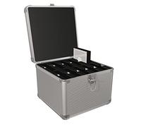Icy Box IB-Ac628 Valigia Metallo, Plastica Argento (transport Suitcase For 10 X - 3.5 In Hdds - Warranty: 24m)