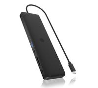 Icy box ib-dk2116-c acoplamiento usb 3.2 gen 2 (3.1 gen 2) type-c negr