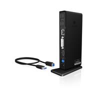 ICY BOX IB-DK2241AC Estación de Acoplamiento USB DVI HDMI 2K Negro