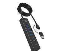 Icy box ib-hub1737-c3 usb 3.2 gen 1 (3.1 gen 1) type-c 5000 mbit/s neg