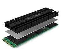 Icy Box IB-M2HS 2280 Disipador térmico, Aluminio, Extraíble, Color Negro