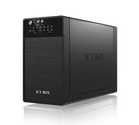 ICY BOX IB-RD3620SU3 Matriz de Discos NAS 2 Bahías SATA-600 Negro