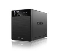ICY BOX IB-RD3640SU3 Matriz de Discos NAS 4 Bahías SATA-600 Negro