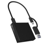 ICY BOX Lector de Tarjetas CFexpress Tipo-B con USB 3.2 (Gen 2), 10 Gbit/s, Lector, USB-C y USB-A, Aluminio, Negro, Android/Windows/Mac OS, IB-CR404-C31
