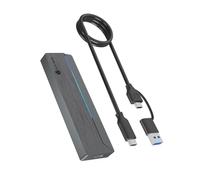 Raidsonic Icy Box Carcasa SSD M.2 IB-1826MCL-CU31 – RGB, USB 3.2 Gen2 10 Gbps, 2230/42/60/80