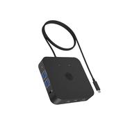 ICY BOX USB-C Docking Station (12-in-1) for 3 displays (3x HDMI), 4K 60Hz, 6x USB 3.2 HUB (up to 10 Gbps), 85W PD, Gigabit Ethernet, IB-DK4090-C.