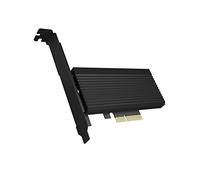 ICY BOX NVMe M.2 SSD a PCIe 4.0 X4 con disipador de Calor de Aluminio para Key-M con USB C IB-PCI208-HS