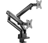 ICY IB-MS314-T - Soporte para monitor, 2 pantallas, hasta 32 pulgadas, montaje en