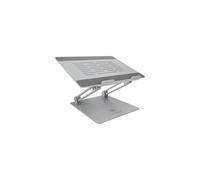 ICY BOX Soporte para Notebook, ajustable en altura, IB-NH300 | Altura ajustable y autónomoAdecuado para portátiles de hasta 17" Colocación ergonómica en el escritorio