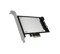 ICY BOX Tarjeta de expansión PCIe x4/x8/x16 para SSD NVMe/SATA de 2.5 U.2, IB-PCI2017-U2