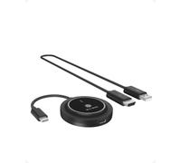 ICY BOX Transmisor y Receptor Inalámbrico USB-C a HDMI, 1080p 30m, IB-WL101 | Duplicación de pantalla hasta 30 m, USB-C PD carga el portátil con hasta 100 W, Full HD 1080p para presentación y cine