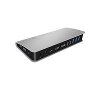 ICY BOX USB-C Docking Station, 1 HDMI & 1 DisplayPort, 2 x USB Type-C, 4 x USB Type-A, Power Delivery, LAN, Audio, Black