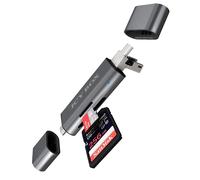 ICY BOX USB OTG Card Reader Stick for Android Smartphone and Tablet, SD and Micr
