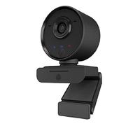 ICY BOX Webcam Full HD con AI autotracking, 1080p, ángulo de visión de hasta 350°, WDR, Audio estéreo, 2 micrófonos, Mando a Distancia, conexión USB, Plug&Play, IB-CAM502-HD