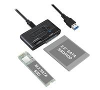 Icy Dock EZ-Adapter MB031U-1SMB 2.5 "HDD/SSD & M.2 SATA a USB 3.2 Gen 1 SSD Covertizer Adapter, M.2 a USB Adapter