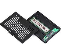 Icy Dock Adaptador de SSD M2 a Caja SATA 2.5, convertidor de SSD M2 NGFF a SATA, Compatible con dongle B&M (No soporta M2 PCIe NVMe) - EZConvert MB703M2P-B