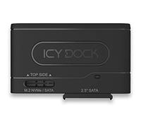 Icy Dock Adaptador SSD EZ-Adapter MB104U-1SMB – M.2 NVMe/SATA a 2,5" SATA, USB 3.2 Tipo C 10Gbps