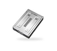 Icy Dock Adaptadores SSD SAS de 2.5" a 3.5", convertidor SSD/HDD 2.5" SATA/SAS a 3.5" SAS SFF-8482 Metal, Ideal para Caddy de Servidor, actualización de Bandeja de Servidor EZConvert MB982IP-1S-1