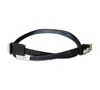 Icy Dock Cable de datos 1 x SlimSAS SFF-8654 4i a 1 x OCuLink SFF-8611 4i, longitud 50 cm, PCIe 4.0 - MB402L-B
