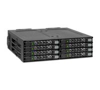 ICY DOCK Caja de rack mvil totalmente metlica de 8 x 2,5 SAS/SATA HDD/SSD para baha de 5,25"""" | ToughArmor MB998SP-B