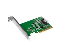 ICY DOCK EXLink MB409A4 SlimSAS 8i (SFF-8654) a PCIe 4.0 x8 Tarjeta adaptadora con Redriver