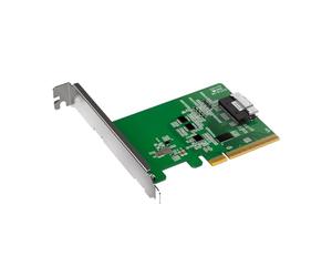 ICY DOCK EXLink MB409A4 SlimSAS 8i (SFF-8654) a PCIe 4.0 x8 Tarjeta adaptadora con Redriver