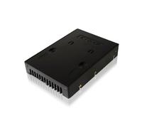 Icy Dock EZ-Convert MB882SP-1S-1B Adaptador SSD de 2,5'' a 3,5'', Caja convertidora, Marco de Montaje para Discos Duros de 2,5" o SSD SATA de 7 m/9,5 mm a 3,5"
