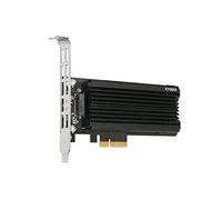 Icy Dock EZConvert Ex Pro MB987M2P-1B Adaptador PCIe con disipador térmico, Tarjeta PCIe para M.2 NVMe SSD a PCIe 4.0X16/X8/X4, Compatible con SSD, Velocidad de Transferencia de hasta 64 GBP/s