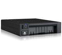 ICY DOCK flexiDOCK MB021VP-B - Diseño de Rack Directo extracto, Caja de Rack, para SSD U.2 / U.3 NVMe PCIe 4.0 a SlimSAS SFF-8654 para bahía de 3.5"