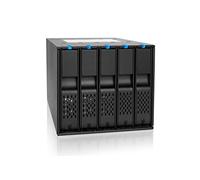 Icy Dock MB975SP-B R1 HDD Enclosure 3.5 "Black HDD/SSD Enclosure - HDD/SSD Enclosures (3.5, Serial ATA III, HDD, HDD Enclosure, Black, HDD, Power)