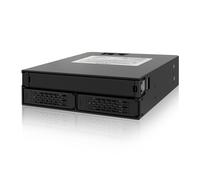 Icy Dock MB994IPO-3SB 2x 2.5-inch Mobile Rack Backplane for SATA/SAS HDD/SSD wit