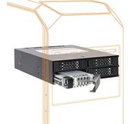 ICY Dock MB994SP-4S - Caja de Disco Duro (2.5", SATA, SAS), Negro