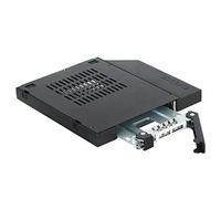Icy Dock ToughArmor MB411SPO-1B Caddy con Rack móvil, Caja de Rack para SSD/HDD de 2,5" SATA Hot-Swap para bahía de Unidad óptica Delgada de CD/DVD-ROM de 12,7 mm