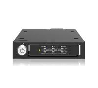 ICY DOCK ToughArmor MB601V5K-B 1 U.2 / U.3 NVMe SSD PCIe 5.0 a MCIO 4i - Marco intercambiable de hasta 128 Gbps - Metal completo - ToughArmor MB601V5K-B