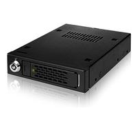 Icy Dock ToughArmor MB601VK-B Mobile Rack, Robusta Carcasa de Rack metálico para 1 x 2.5 U.2/ U.3 NVMe PCIe 4.0 SSD en una bahía de 3.5" con Conector SFF-8639