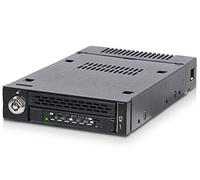 ICY DOCK ToughArmor MB833M2K-B Rack móvil, Carcasa de Rack de Metal Resistente para 1 x PCIe 4.0 M.2 NVMe SSD para bahía de 3,5", MiniSAS HD (SFF-8643)