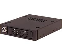 Icy Dock ToughArmor MB991SK-B Rack móvil, Robusto gabinete de Rack de Metal Intercambiable en Caliente para SSD o HDD 2.5" SATA & SAS una bahía de Disco de 3.5"