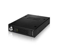 Icy Dock ToughArmor MB991SK-B Rack móvil, Robusto gabinete de Rack de Metal Intercambiable en Caliente para SSD o HDD 2.5" SATA & SAS una bahía de Disco de 3.5"
