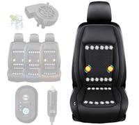 Icy Seat Car Cooling Cushion, IcySeat Cooling Car Seat Cover with 3-Speed 24/20/16/12 Fan & 6-Mode Massage, Cars Seats Cooler Pad, Automatic Start-Stop, for Cars, SUV, Truck (Black,24 Fan Board)