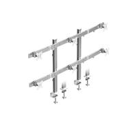 IcyBox 666 - Soporte para Monitor de 6 x 32 | 6 monitores, hasta 32 pulgadas, Diamond Stand 666, soporte de escritorio
