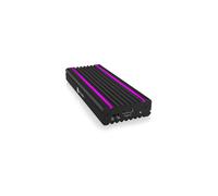 ICYBOX Carcasa USB Tipo-C para SSD M.2 NVMe con iluminación RGB