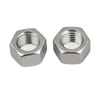 ICYJRFHLTF 10PC 304 Stainless Steel Metric Hexagon Nut M8 x 1 Fine Tooth Locking Nut