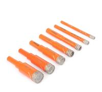 ICYJRFHLTF 5/6/8/10/12/14/16mm Round Handle Dry Vacuum Brazed Diamond Drilling Hole Saw for Ceramic Granite Marble Drill Bits 1Pcs(7PCS(5-16)) ICYJRFHLTF